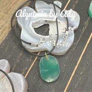 Alquimia Green Pendant Necklace